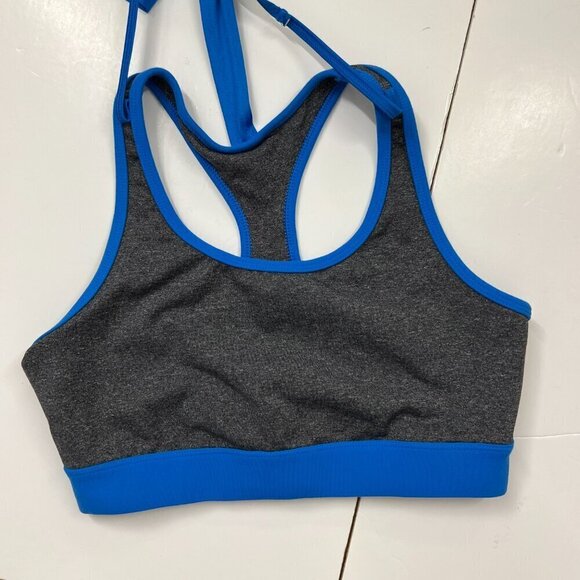 NWOT Splits59 Blue Gray Active 2 in 1 Built In Bra & Racer Back Tank Top Sz M - Picture 3 of 9
